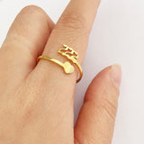 Design Animal Exaggerated Finger Ring